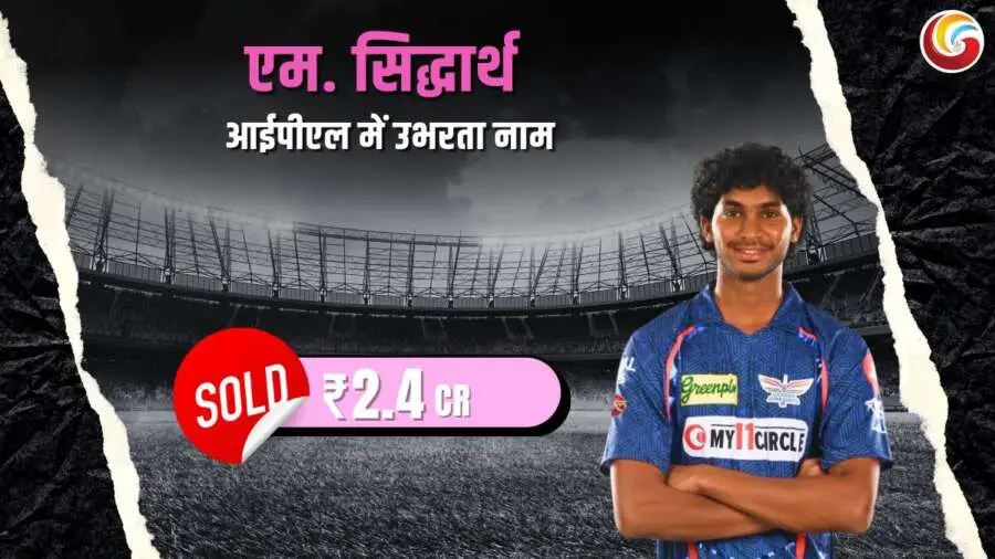 m. siddharth ipl 2025 lucknow super giants