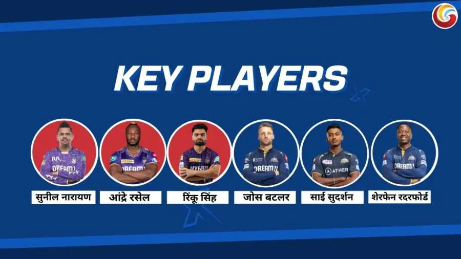 kkr vs gt ipl 2025 39th match key players kkr vs gt ipl 2025 39th match key players