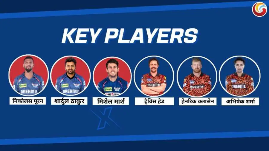 lsg vs srh ipl 2025 61th match key players lsg vs srh ipl 2025 61th match key players