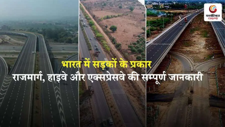 All About Types of roads highways and expressways in india till 2025