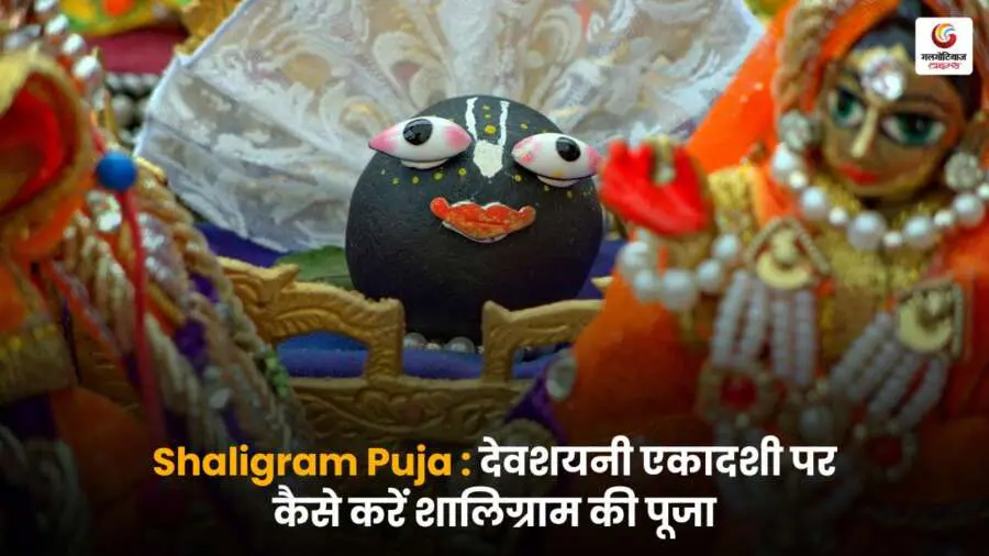 देवशयनी एकादशी पर शालिग्राम पूजा की विधि और महत्व जानें। सरल उपायों से पाएं भगवान विष्णु की कृपा।