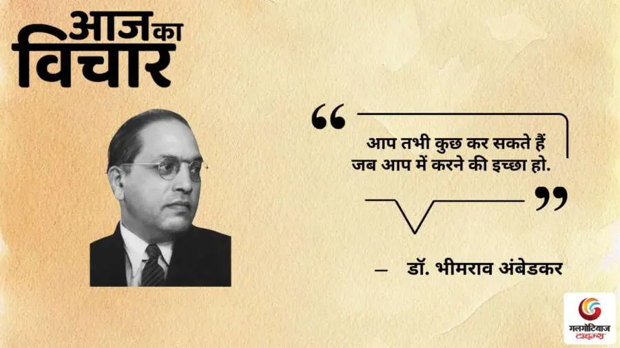 Thought of the Day 20 June 2025 Aaj Ka Vichar - Dr. Bhimrao Ambedkar