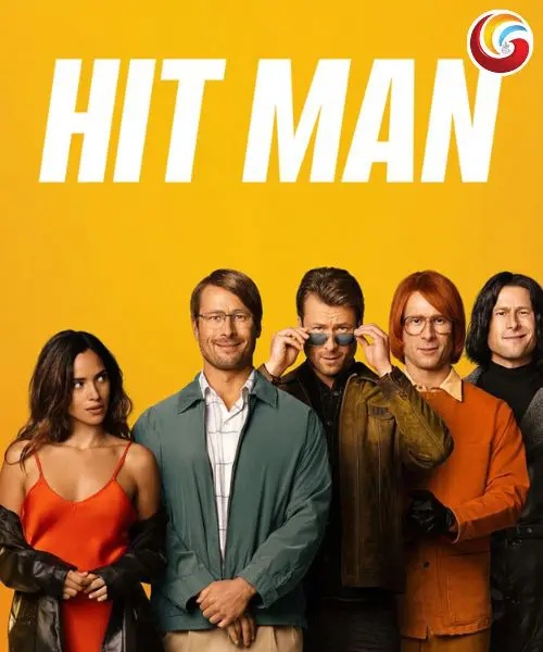 Top 3 Comedy Movies on Netflix Hit Man image share on whatsapp facebook and instagram