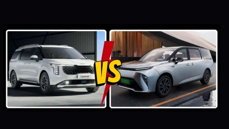 MG M9 vs Kia Carnival