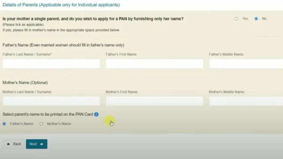 PAN card online apply