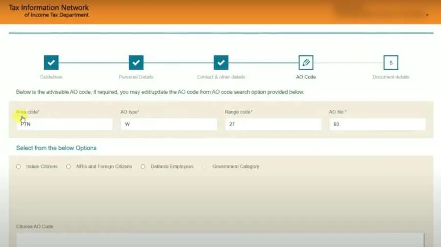 PAN card online apply