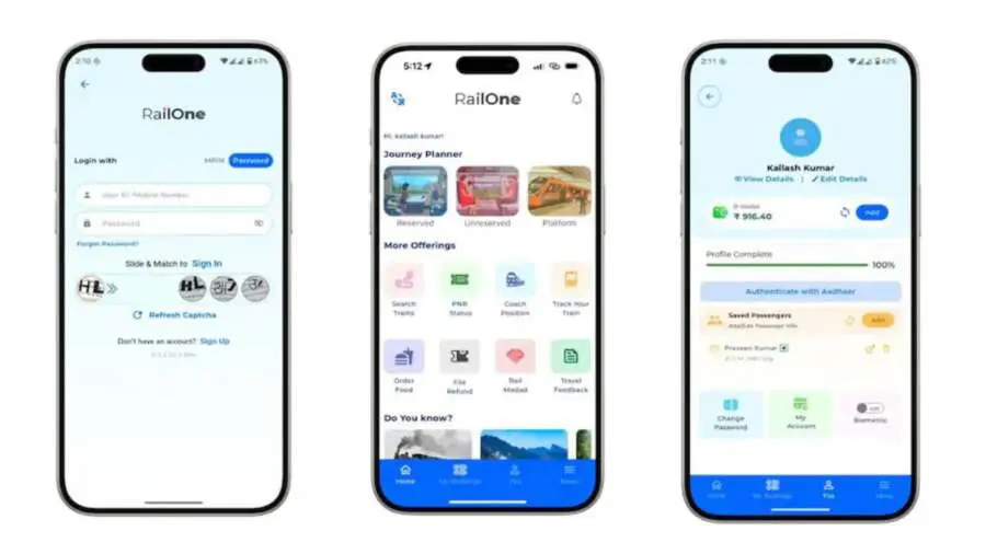 RailOne App