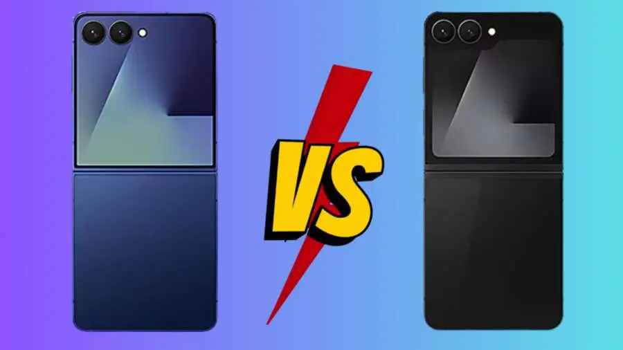 Samsung Galaxy Z Flip 7 FE डिजाइन, डिस्प्ले, कैमरा, परफॉर्मेंस और कीमत में अंतर.