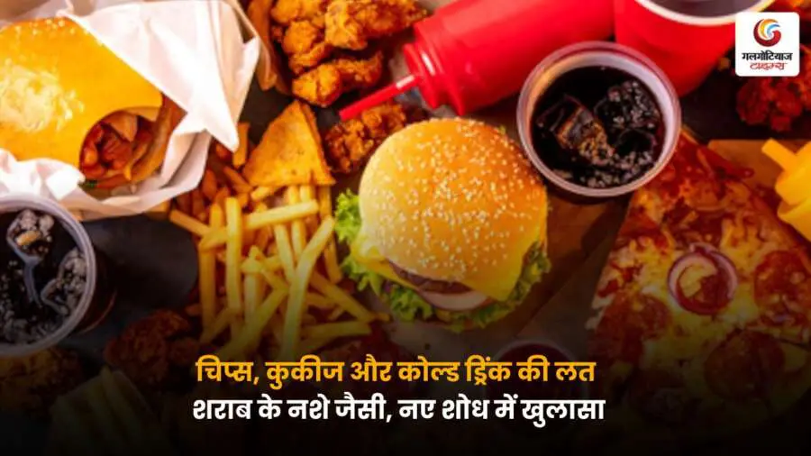चिप्स और कोल्ड ड्रिंक की लत, स्वास्थ्य पर नशे जैसा असर.