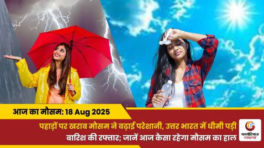 Kaisa Rahega 18 August 2025 ka Mausam Weather Update Today