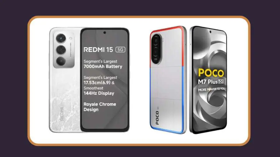 Redmi 15 5G vs Poco M7 Plus 5G
