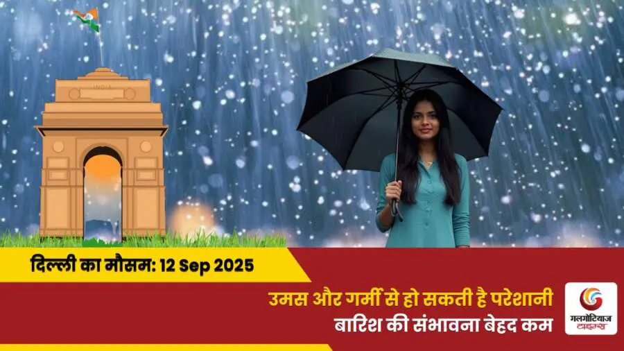 Delhi Mai Aaj Ka Mausam 11 September 2025