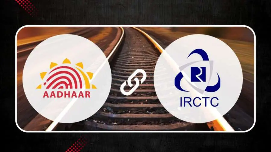 IRCTC aadhaar