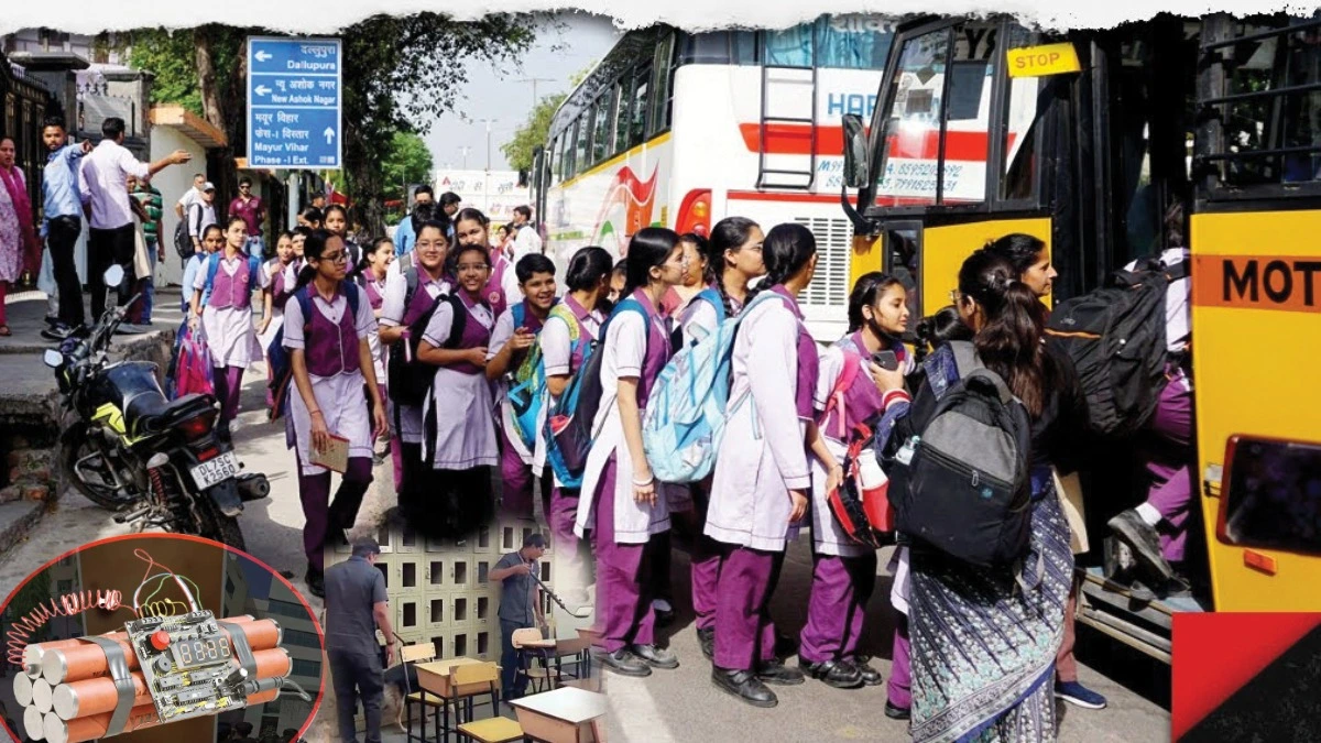 delhi ke schoolo ko udane ki dhamki