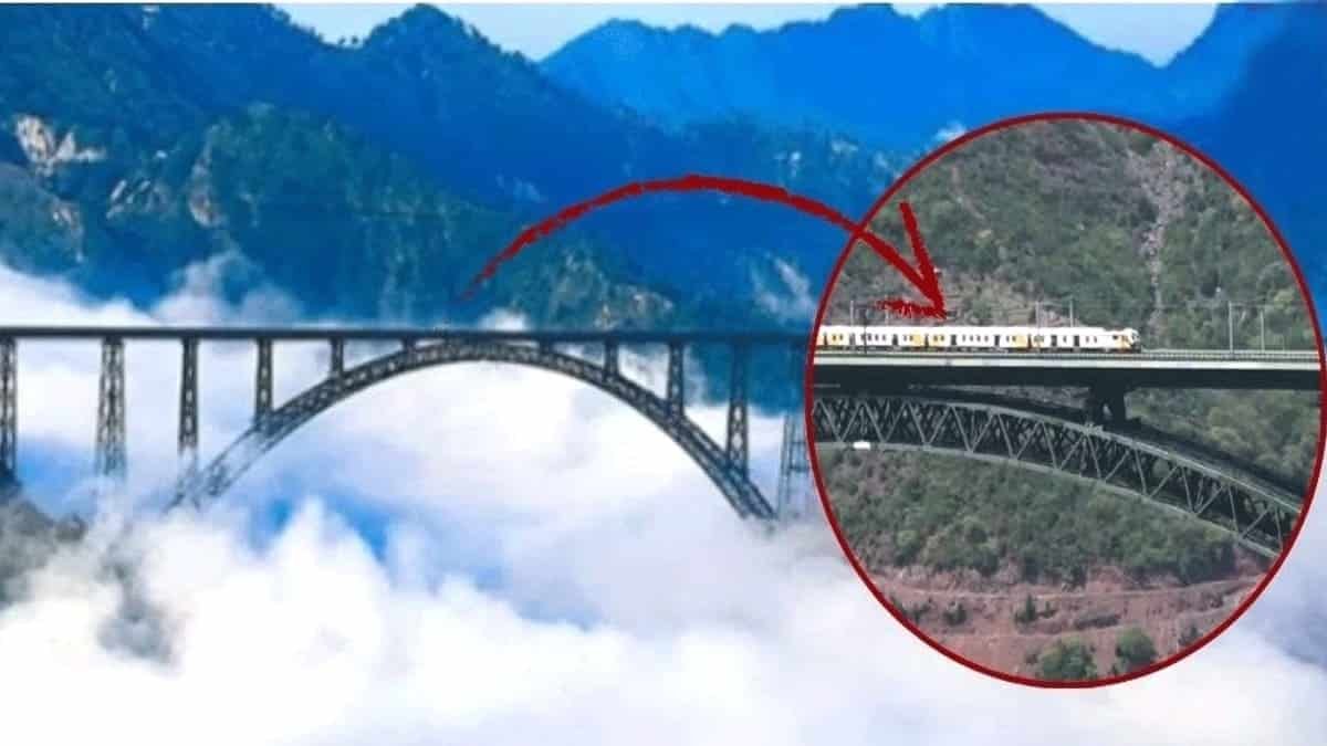 highest chenab rail bridge