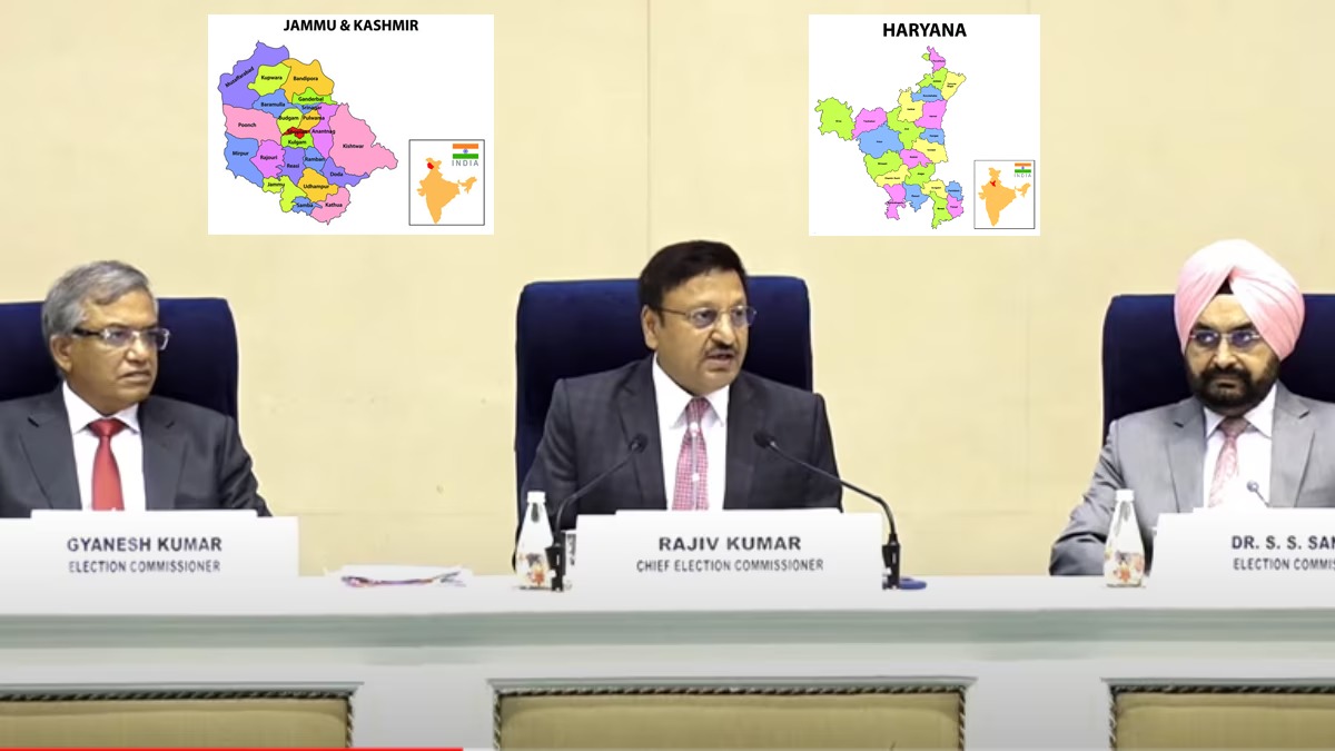 Election Commission announce J&K and Haryana Elections