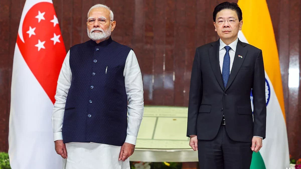 pm modi’s singapore trip