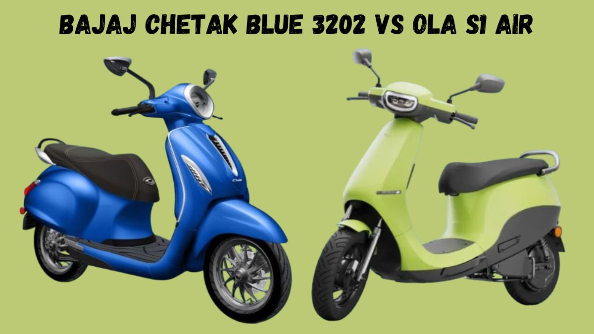 Bajaj Chetak Blue 3202 vs Ola S1 Air