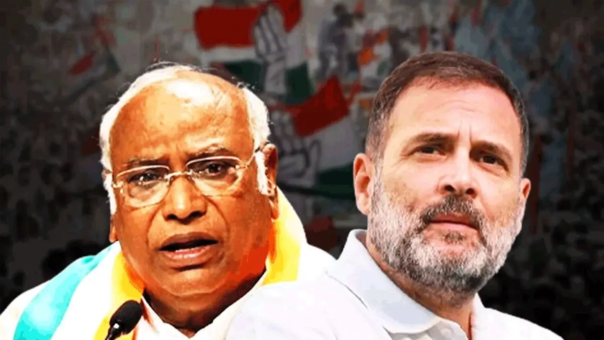 congress leader rahul ganghi and mallikarjun khadage