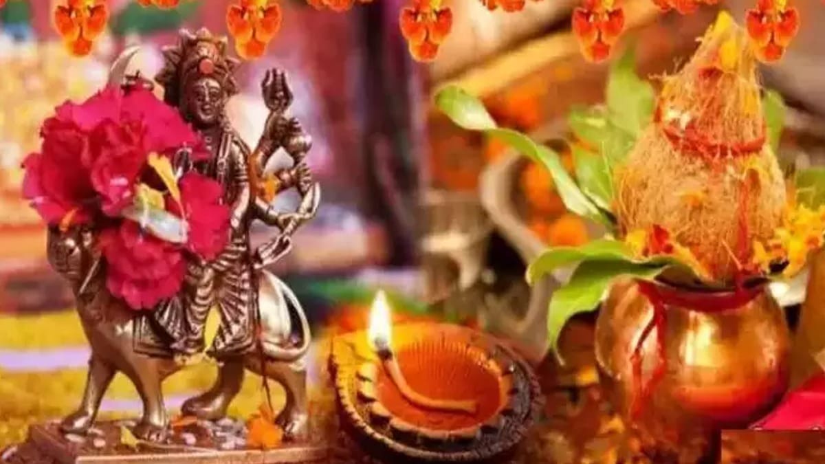 how to keep kalash at home during navratri