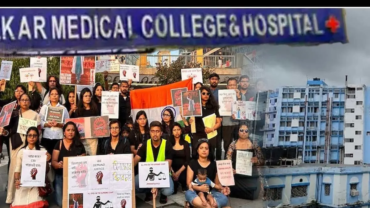 rg kar medical college doctors on hunger strike