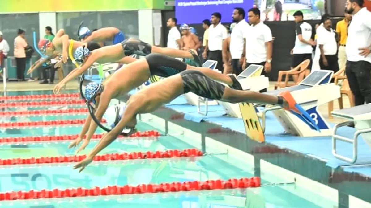 4th national finswimming championships