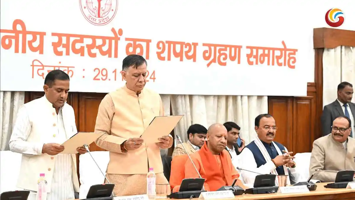 7 BJP and RLD MLA took oath in UP assembly