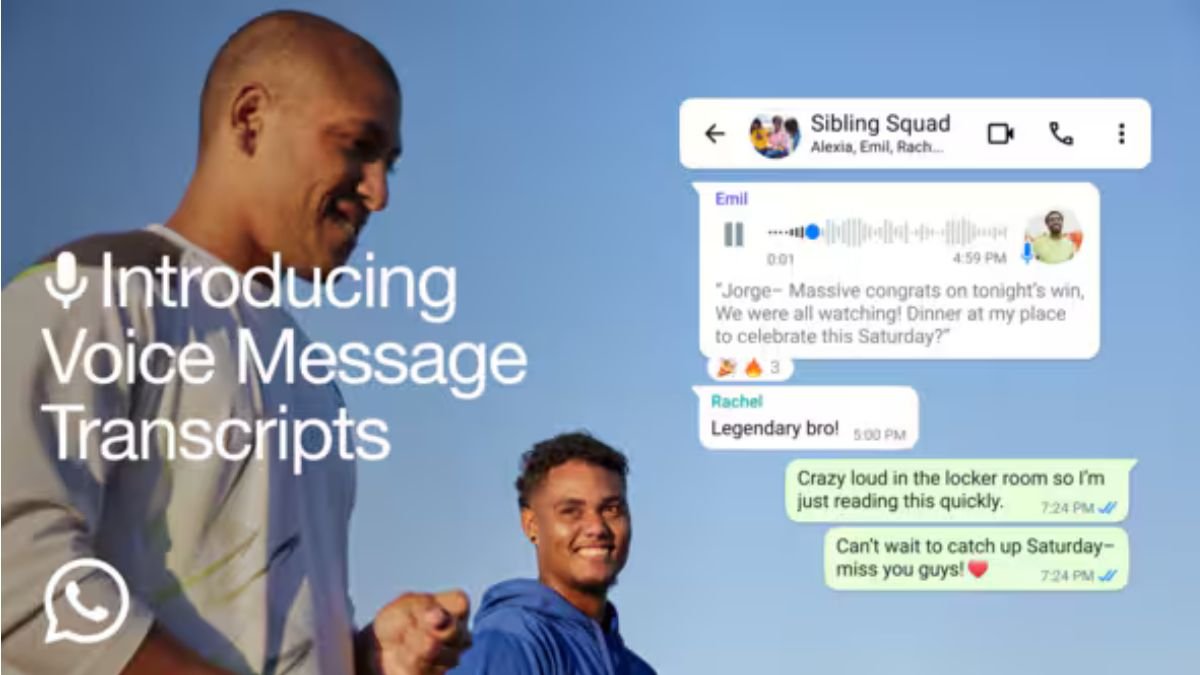 WhatsApp Voice Note transcription feature
