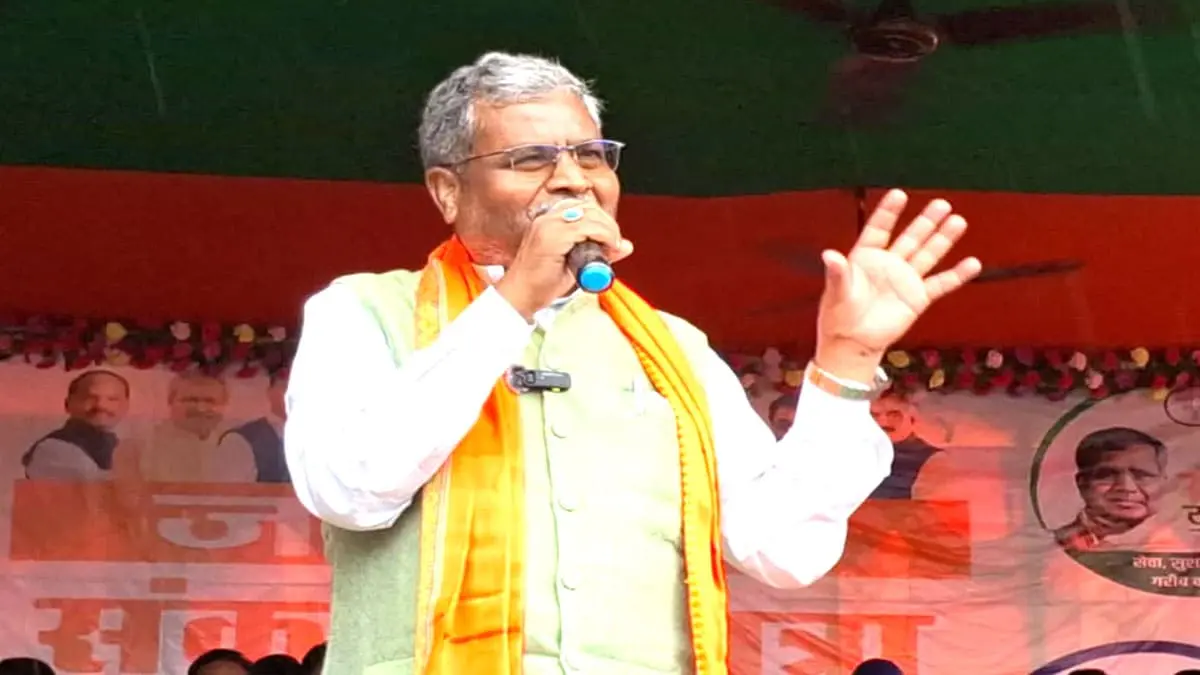 bjp candidate babulal marandi in dhanwar seat