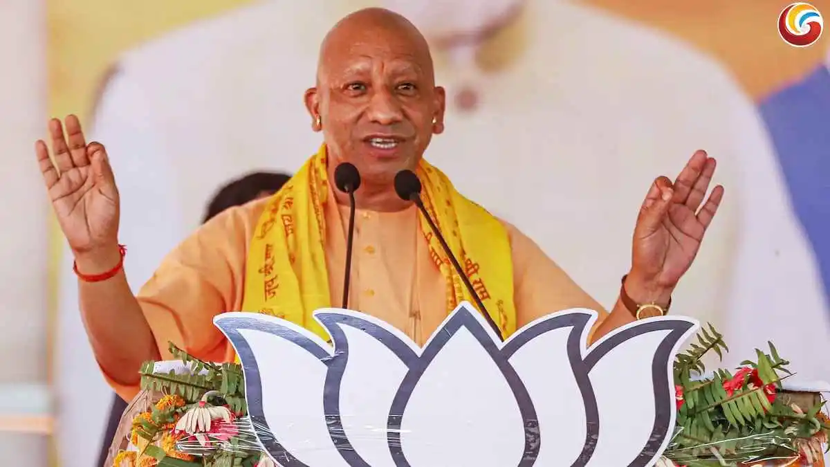 cm yogi criticism congress on constitution day