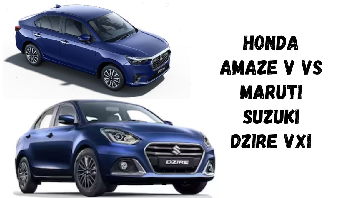 Honda Amaze V vs Maruti Suzuki Dzire VXi