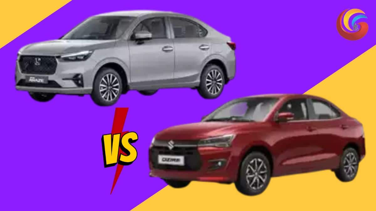 Honda Amaze vs Maruti Dzire comparison