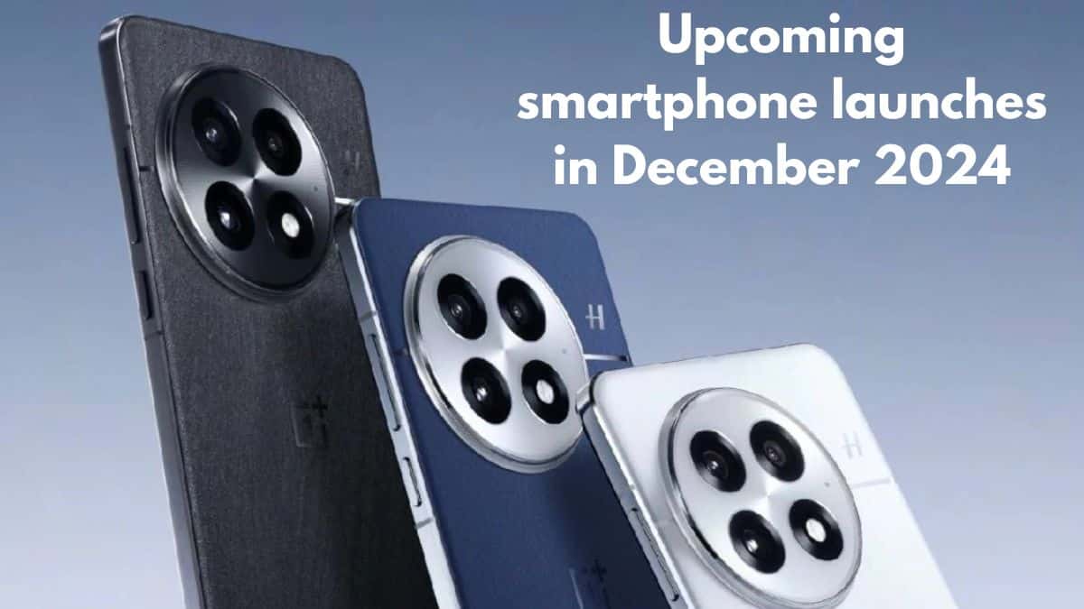 Upcoming smartphone launches in December 2024