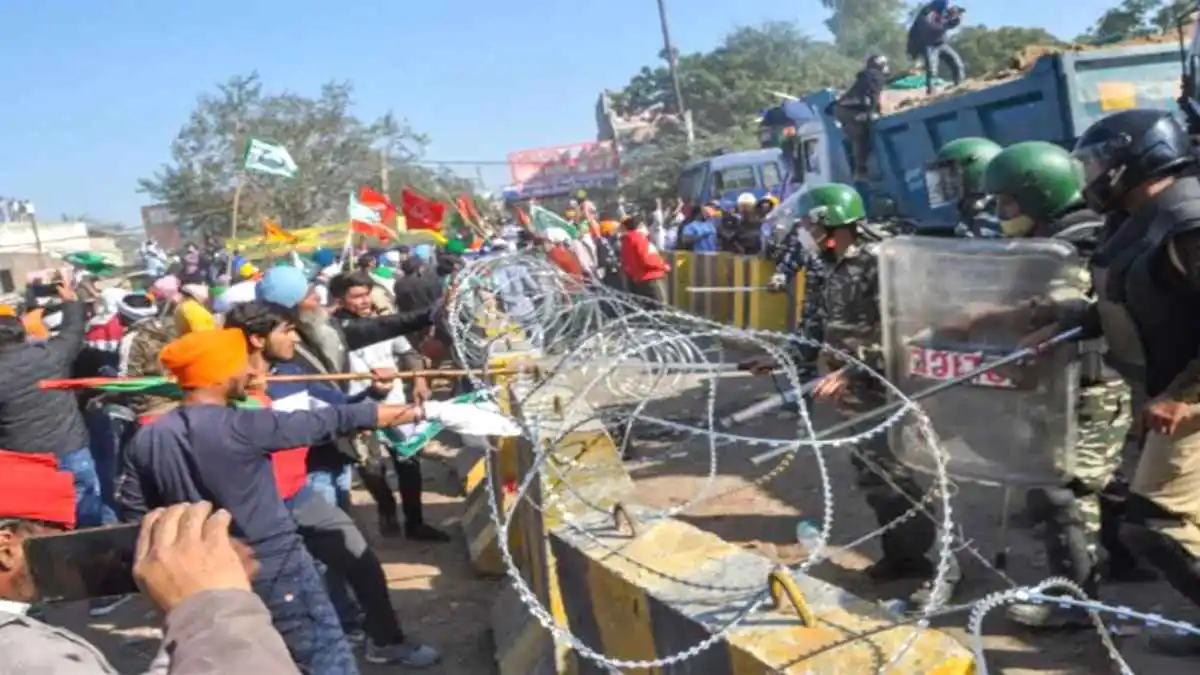 farmers protest