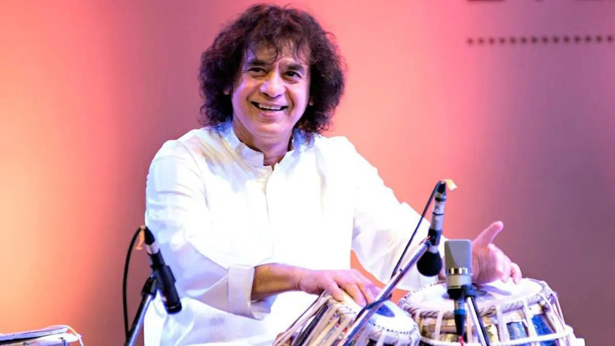 तबला वादक जाकिर हुसैन (Tabla maestro Ustad Zakir Hussain)