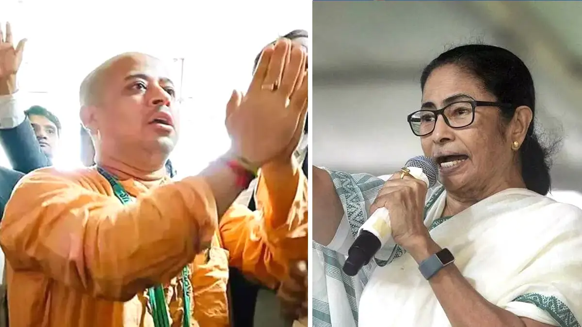 mamata banerjee and chinmay krishna das brahmchari