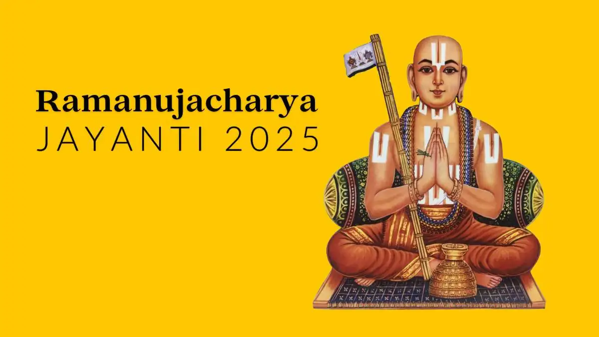 Sri Ramanujacharya Jayanti 2025: Mahakumbh celebrates his 1000th anniversary with 40,000 pots of water for Abhishek.