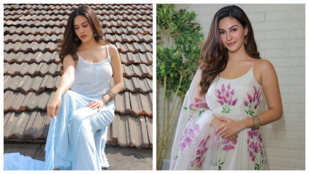 Amyra Dastur के ये सूट डिजाइन हैं गर्मियों के लिए एकदम परफेक्ट, पहनकर हर उम्र की लड़कियां दिखेंगी क्यूट