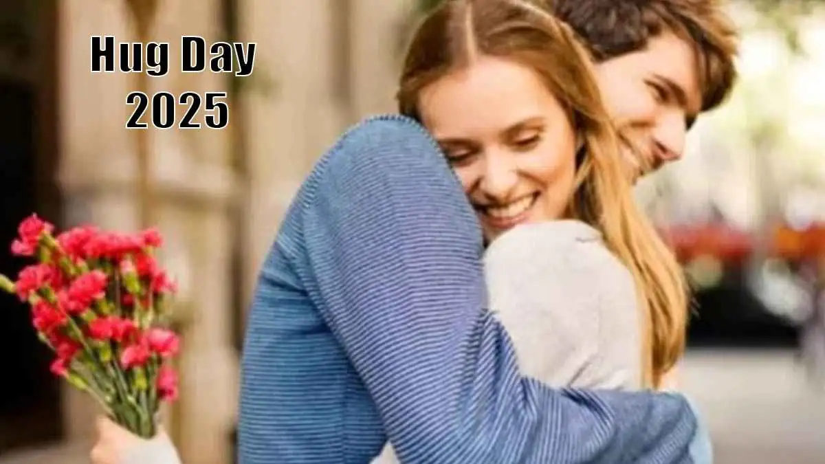 Hug Day 2025 - Express Love by Giving a Warm Hug to Your Partner