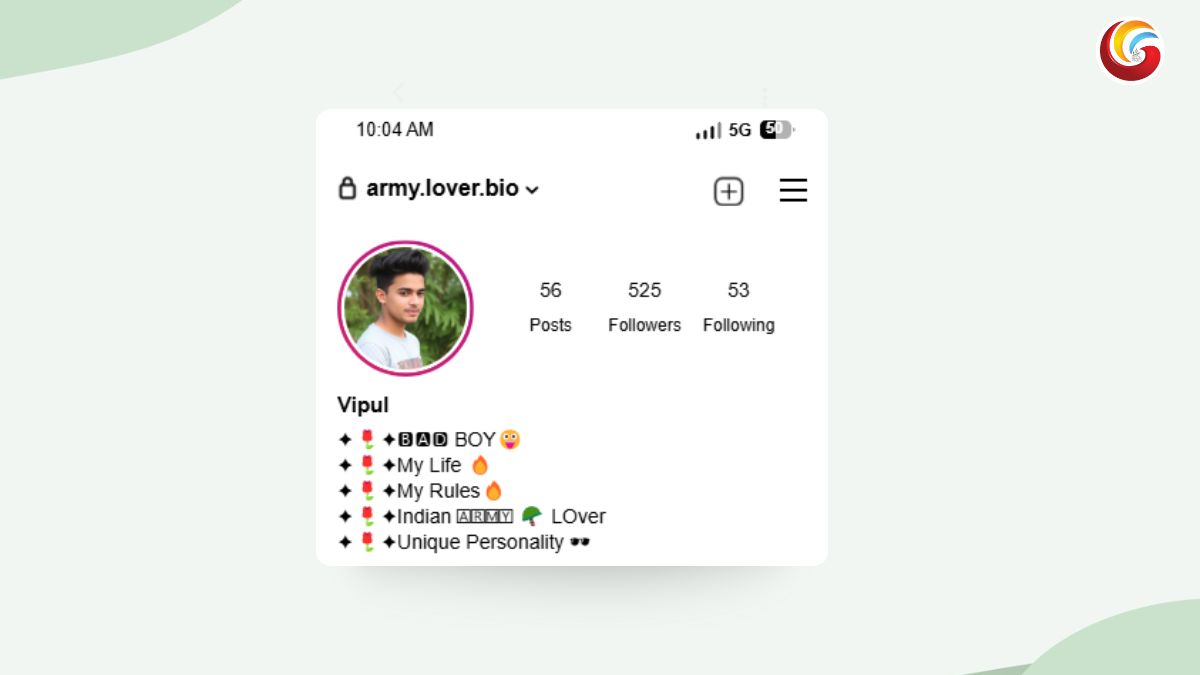 "A collection of Indian Army attitude Instagram bio ideas for army lover boys, showcasing pride, respect, and dedication towards the Indian Army, with strong and motivational phrases."