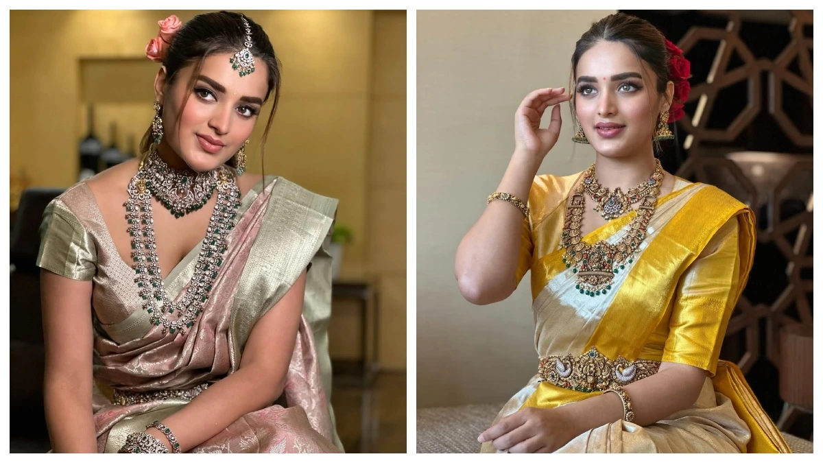 शादी फंक्शन में दिखेंगी बला की खूबसूरत, रीक्रिएट करें एक्ट्रेस Nidhhi Agerwal के ये 5 एथनिक लुक्स