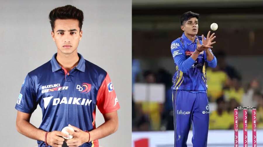 TATA IPL 2025 में इम्पैक्ट प्लेयर नियम के तहत बल्लेबाज और गेंदबाज एक्शन में, मैदान पर रोमांचक पल।