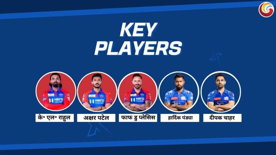 DC vs MI IPL 2025 29th Match key players DC vs MI IPL 2025 29th Match key players