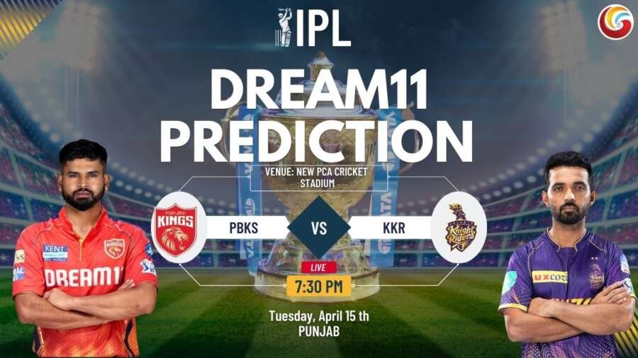 PBKS vs KKR Dream11 Prediction