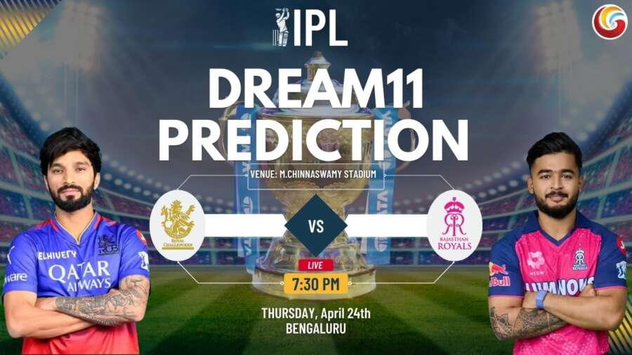 RCB vs RR Dream11 Prediction