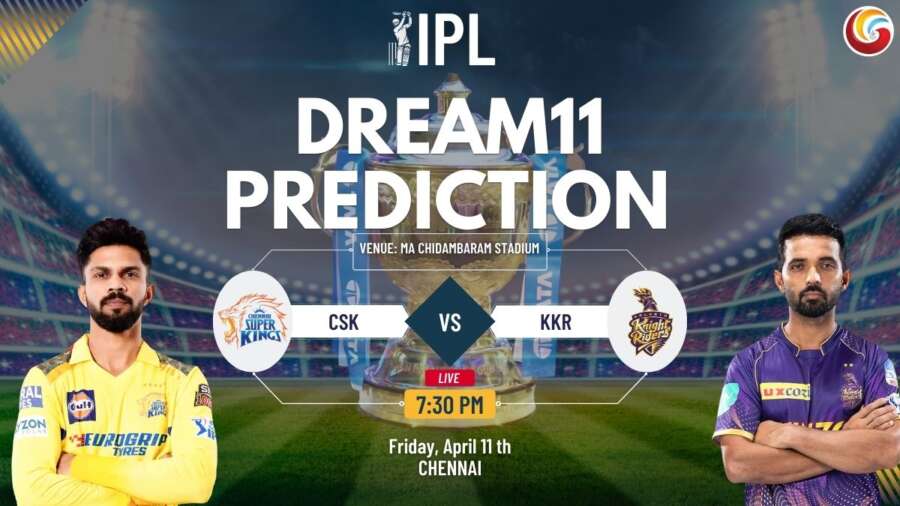 csk vs kkr Dream11 Prediction
