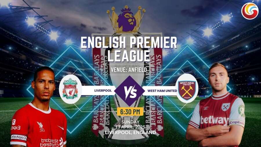 Liverpool vs West Ham United EPL 13 April 2025