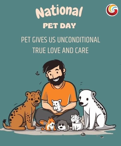 national pet day share on whatsapp instagram facebook