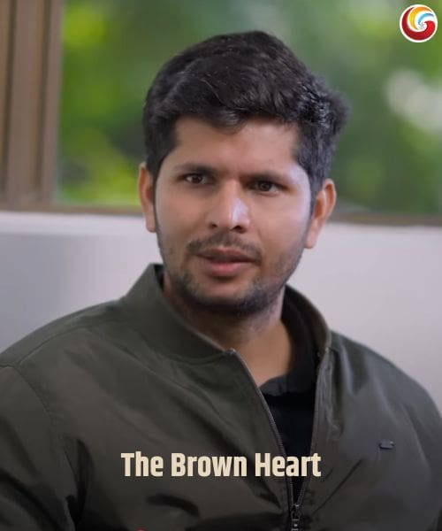 the brown heart share on whatsapp instagram facebook
