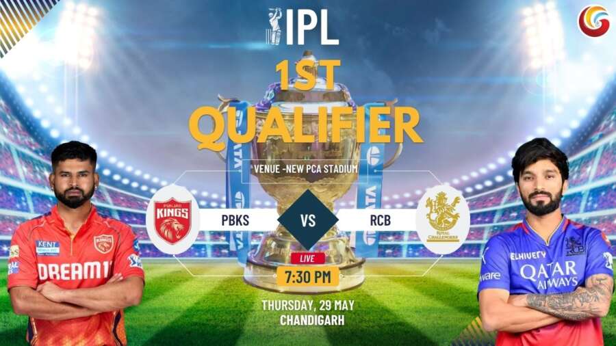 PBKS vs RCB ipl 2025 1st qualifier